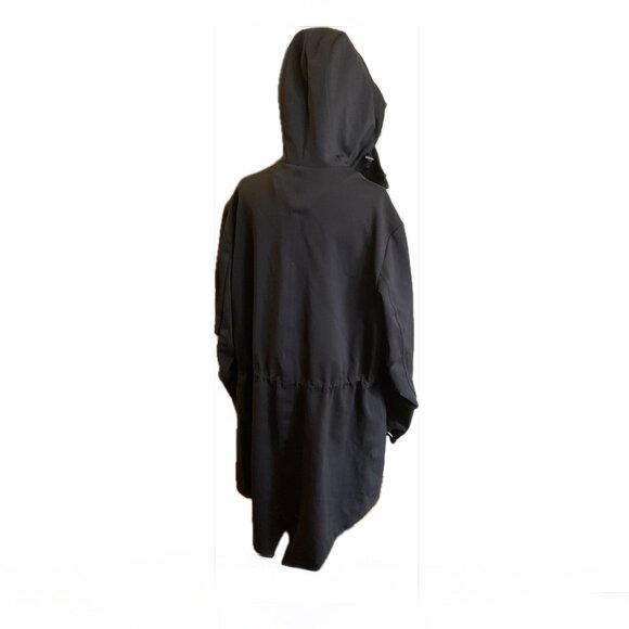 Y-3 Adidas/Yohji Yamamoto Hooded Double Zip Fishtail Coat - Picture 5 of 16